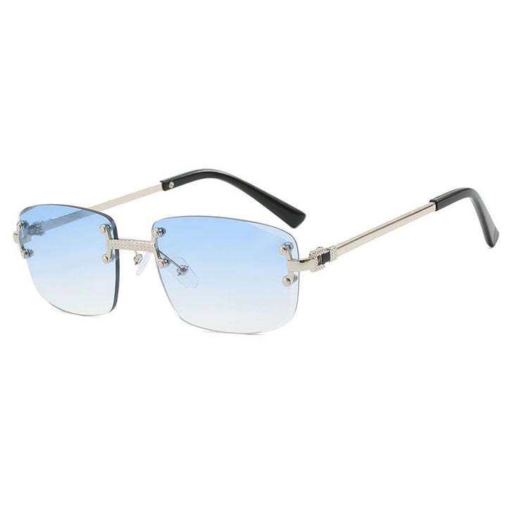 High-End Sunglasses 💃 Frameless Oval Frame - Flossy Mom