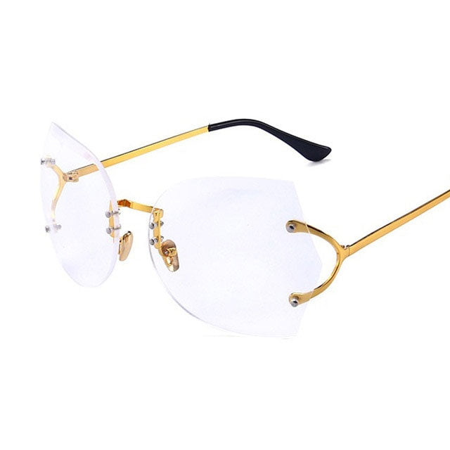 Women's Oversized Y2K Cat-Eye Sunglasses