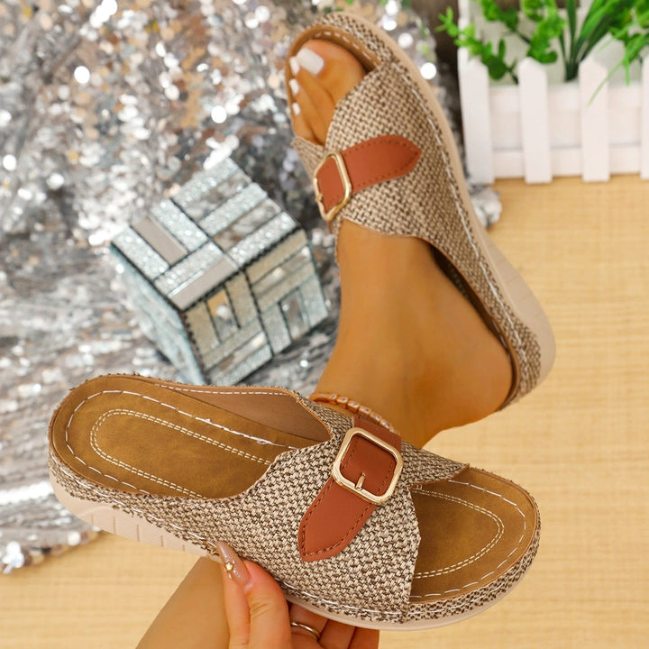Women's Cushioned Flat Sandals 