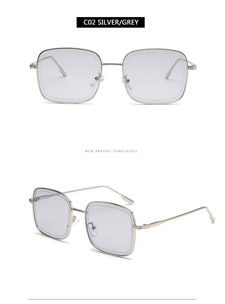 Chic Metal Square Women's Sunglasses