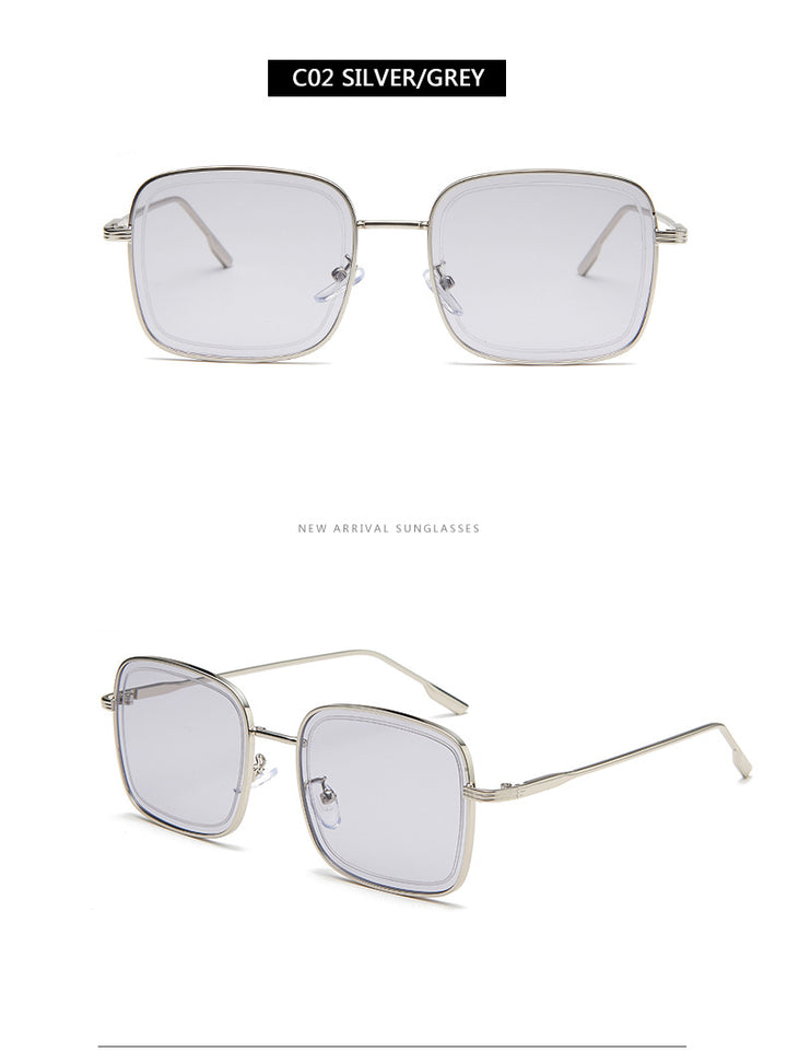Chic Metal Square Women's Sunglasses