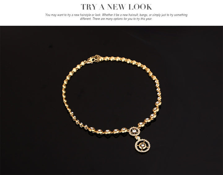 Rhinestone Jewelry Set –  Earrings, Bracelet, Ring & Necklace - Flossy Mom