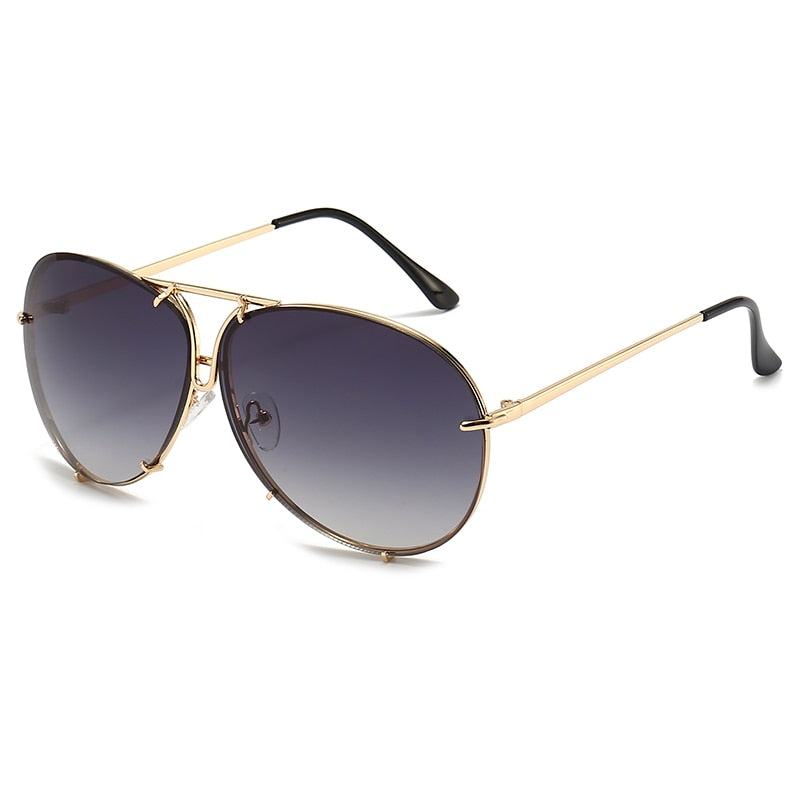 Designer Retro Women's Oversized Y2K Sunglasses