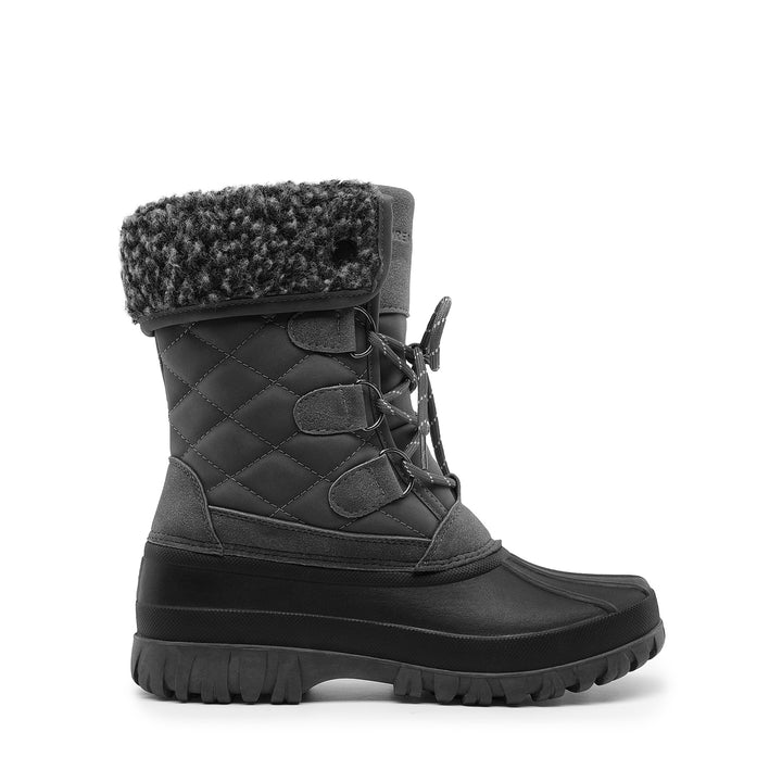 Winter Warm Insulated Waterproof Fur Duck Boots - Flossy Mom