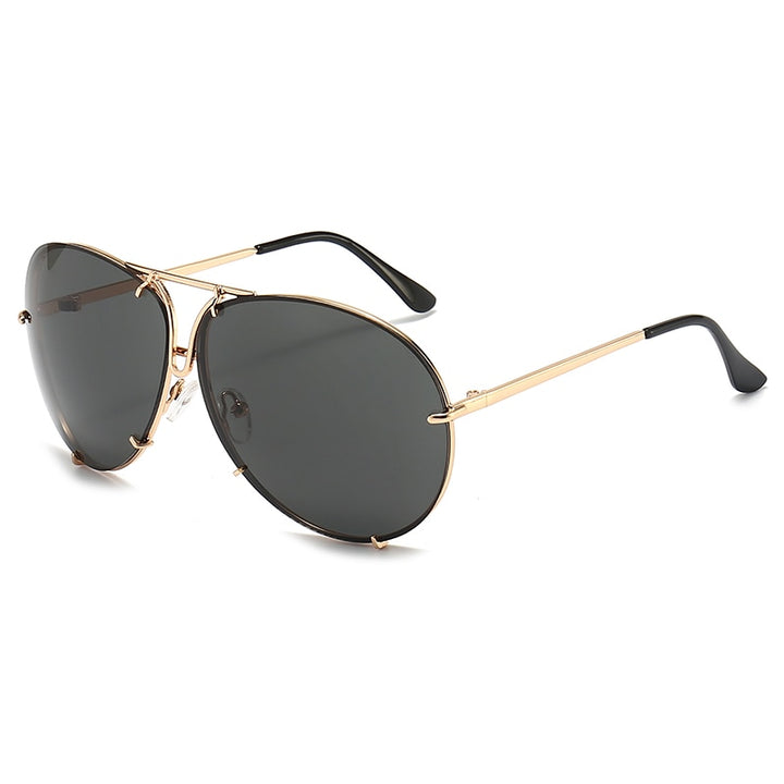 Designer Retro Women's Oversized Y2K Sunglasses