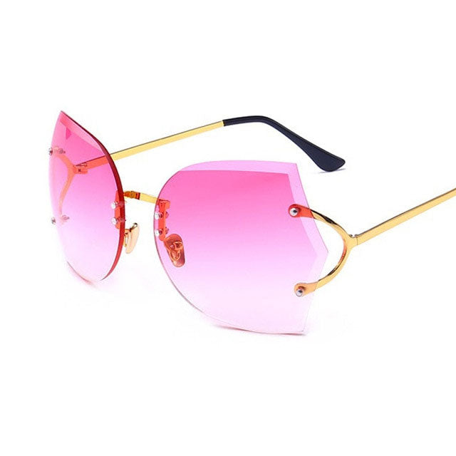 Women's Oversized Y2K Cat-Eye Sunglasses