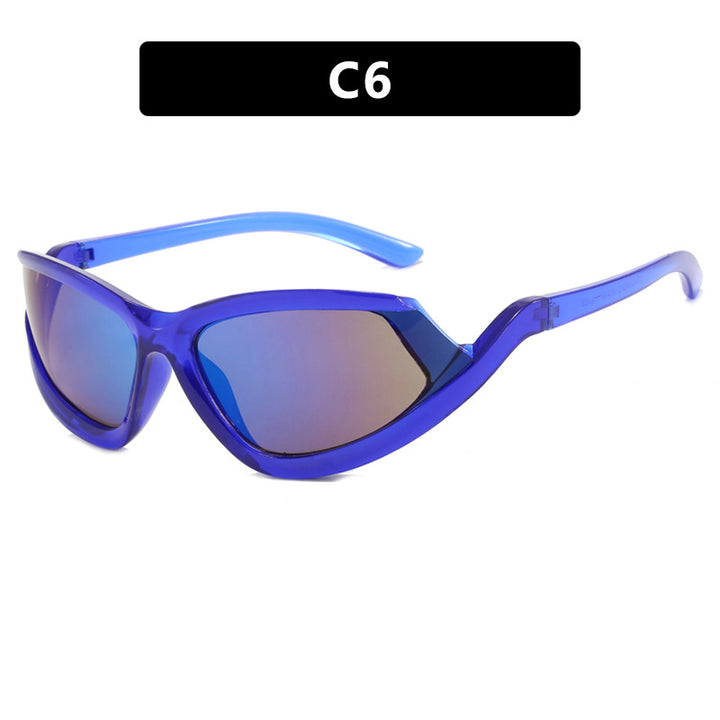 Futuristic Y2K Sunglasses – Fashion Show Vibes - Flossy Mom