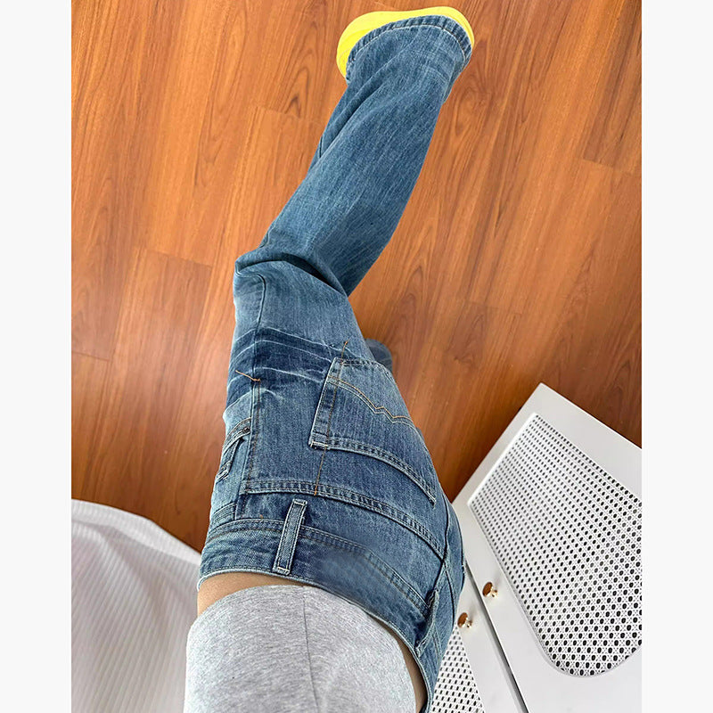Women's Cloud-Soft Stretch Blue Denim Jeans