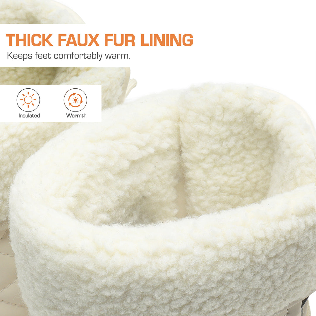 Winter Warm Insulated Waterproof Fur Duck Boots - Flossy Mom