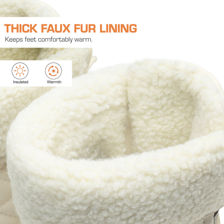 Winter Warm Insulated Waterproof Fur Duck Boots - Flossy Mom