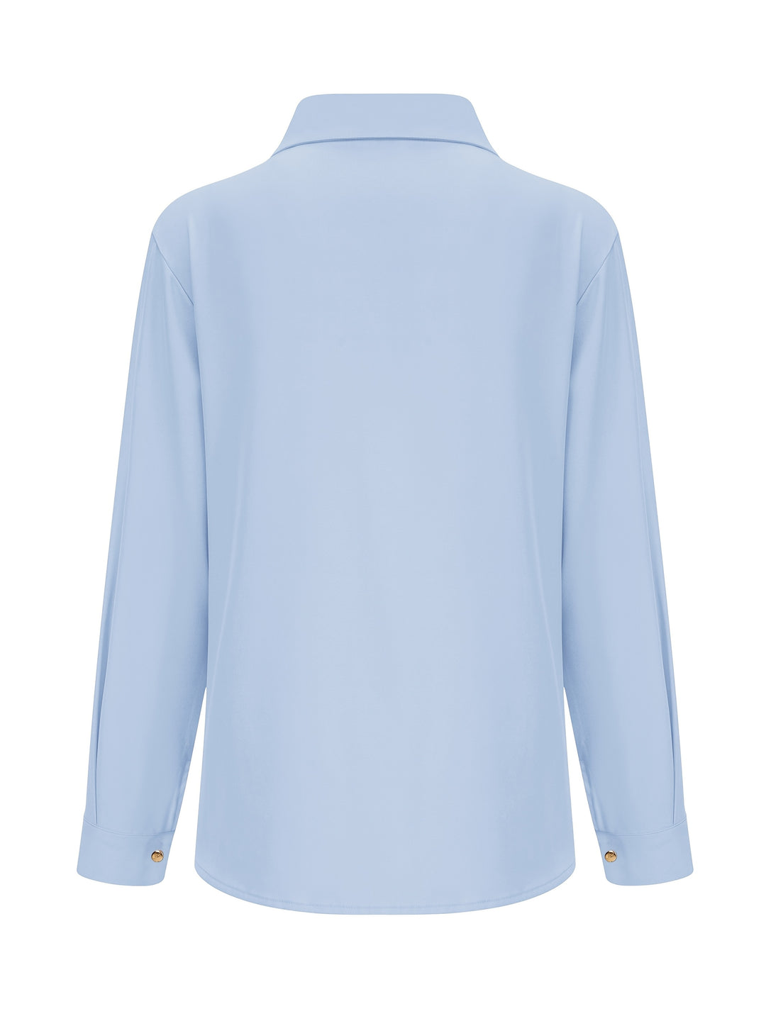 Light blue shirt on a white background