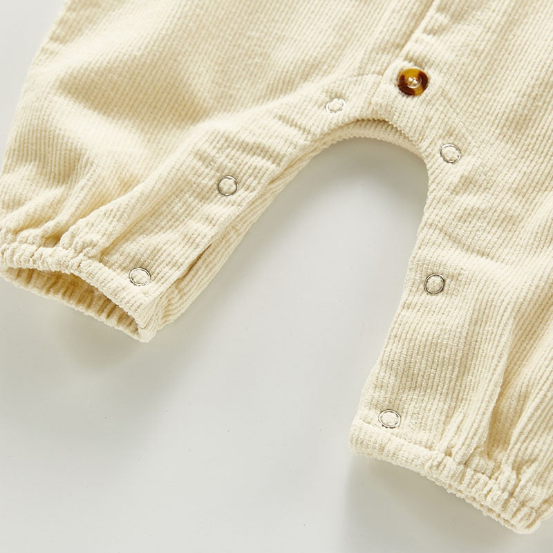 3-24 months Cotton Long Sleeve Button Up Jumpsuits Gen U Us Products