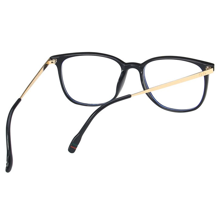 Women's Trendy Y2K Metal Frame Anti Blue Light Optic Lens Sunglasses