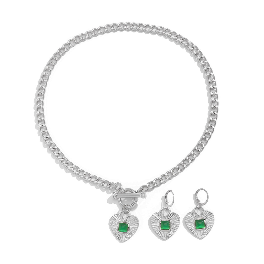 Women's Luxury Diamond Necklace Set
