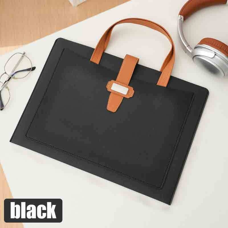 Retro Chic High- quality PU Leather Work Briefcase - Flossy Mom