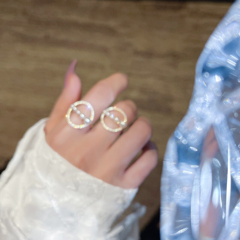 Women's Gothic Pearl Open Ring