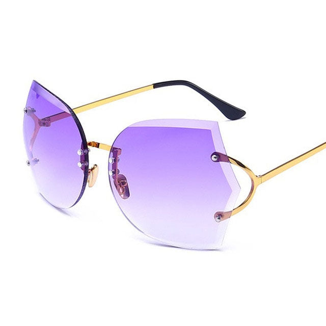 Women's Oversized Y2K Cat-Eye Sunglasses