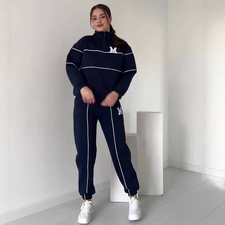 Women's Cozy Embroidery Lounge Set 