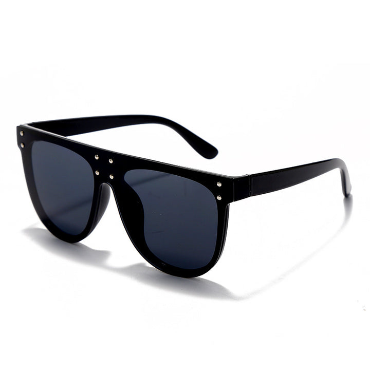 Street Style Conjoined Frame Mercury Sunglasses