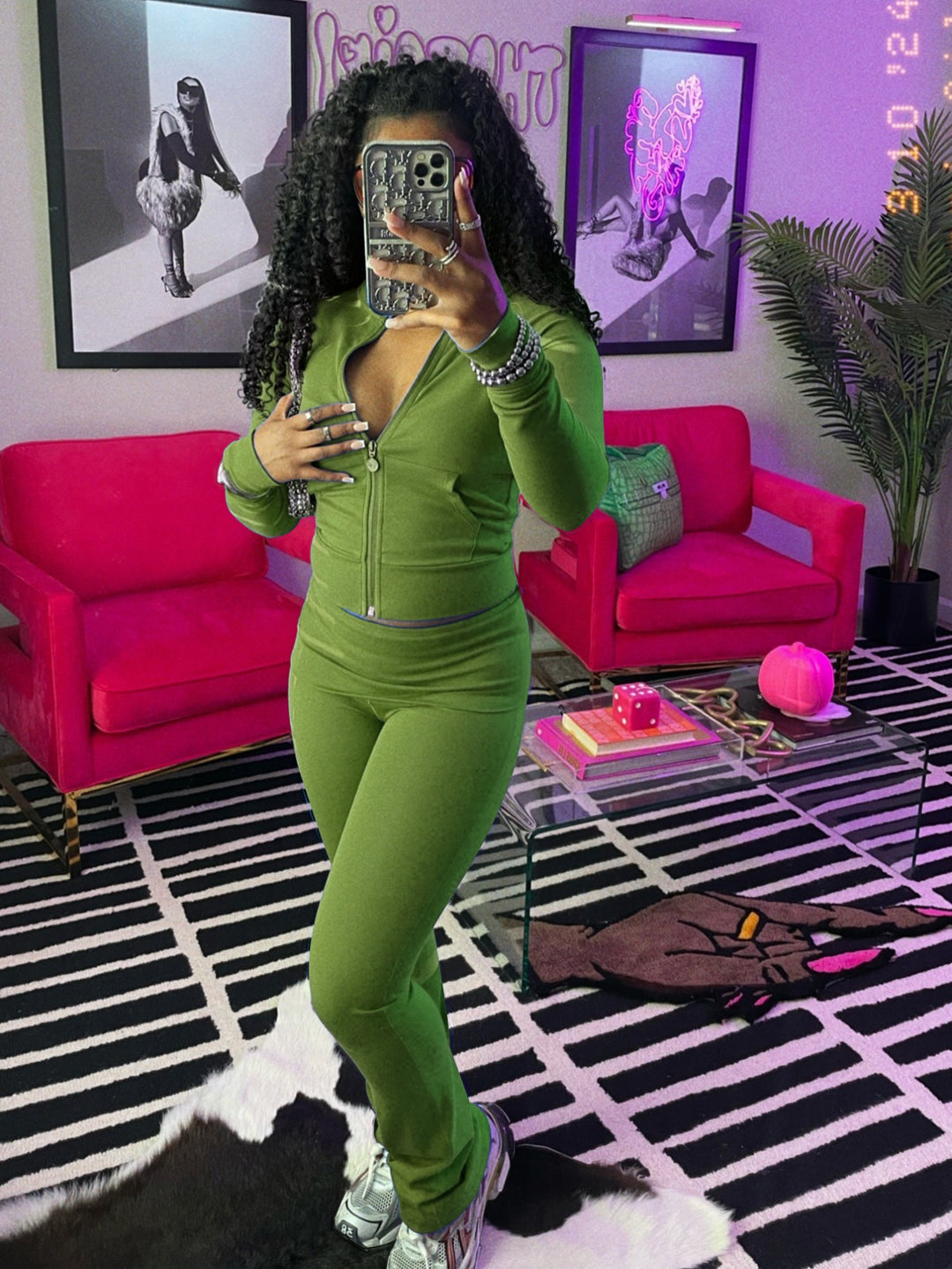 Sleek Velvet-Like Slim Crop Set | Sexy & Confident 💋 - Flossy Mom