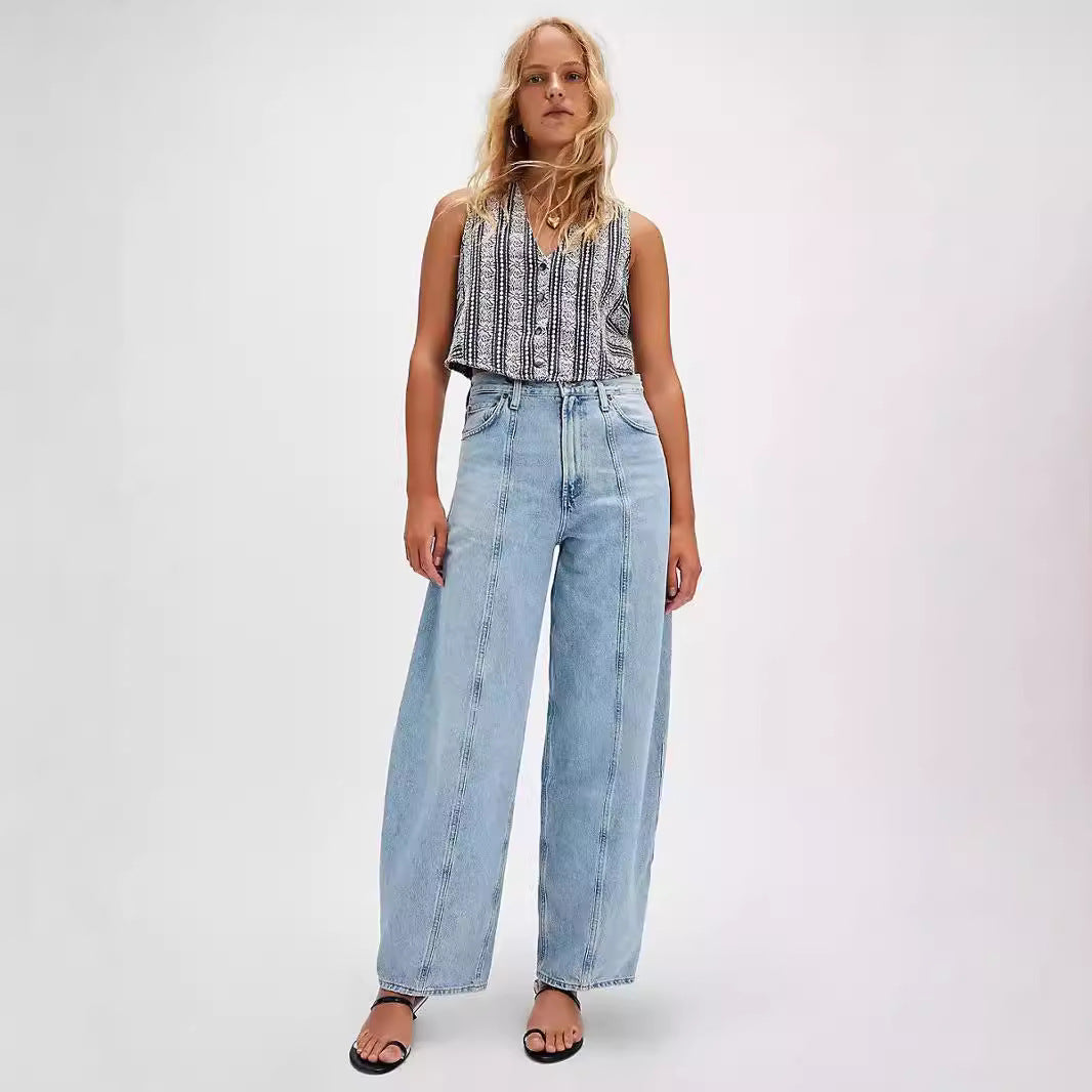 Women's Cloud-Soft Stretch Denim Blue Jeans
