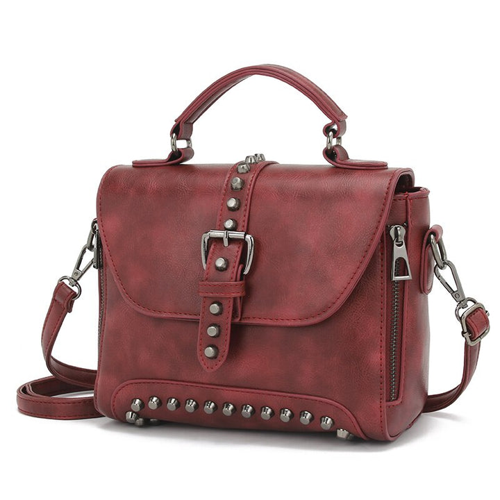Classic Designer Vintage Rivet Leather Women’s Handbags