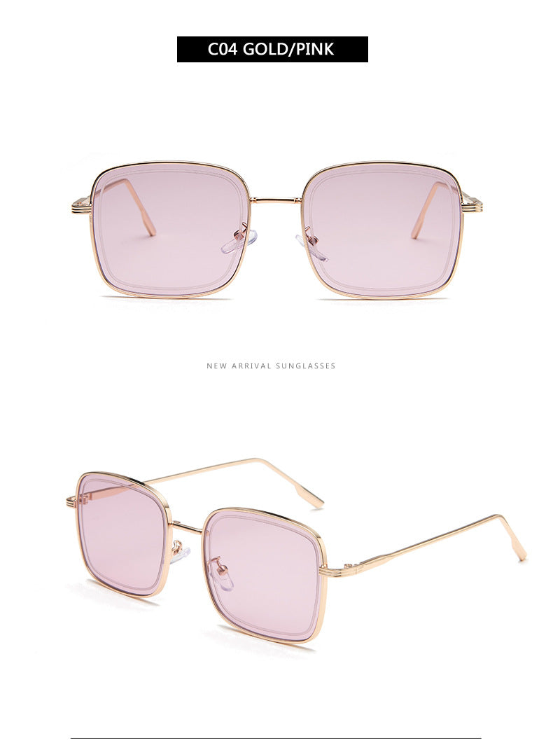 Chic Metal Square Women's Sunglasses
