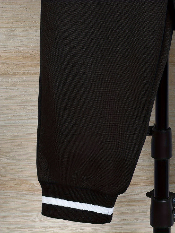 🐻 Cozy Peeking Bear Print Varsity Jacket + Pants - Flossy Mom