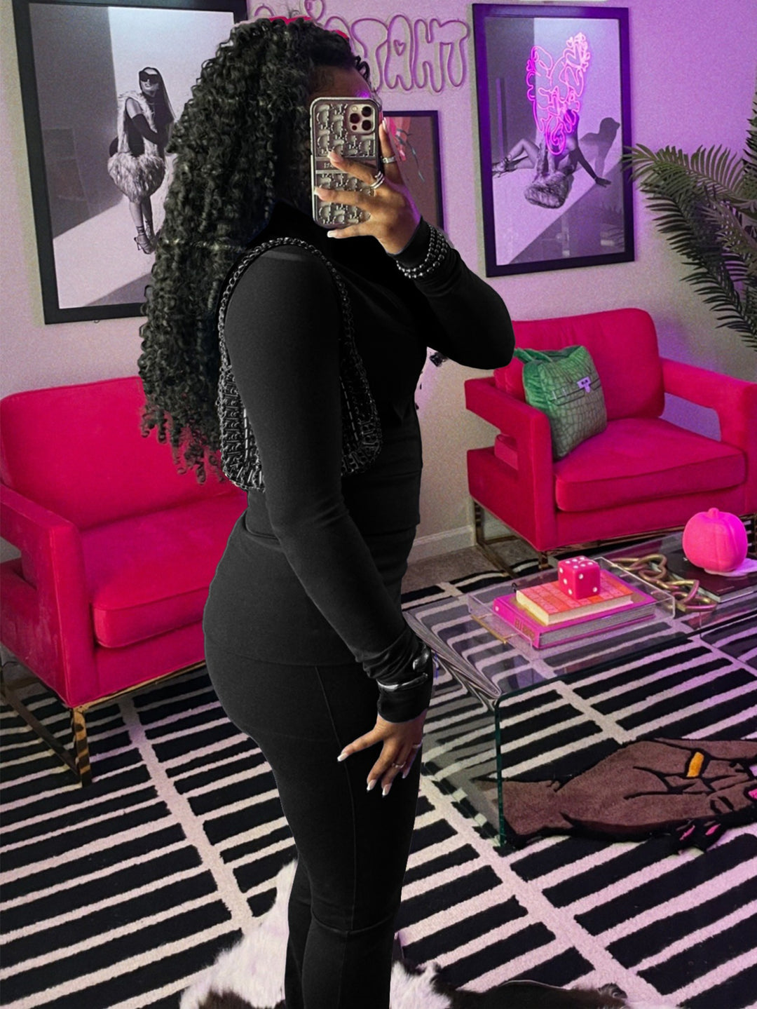 Sleek Velvet-Like Slim Crop Set | Sexy & Confident 💋 - Flossy Mom