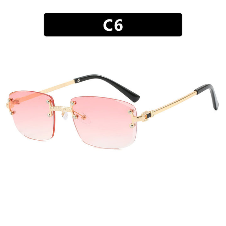 High-End Sunglasses 💃 Frameless Oval Frame - Flossy Mom