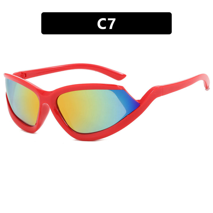 Futuristic Y2K Sunglasses – Fashion Show Vibes - Flossy Mom