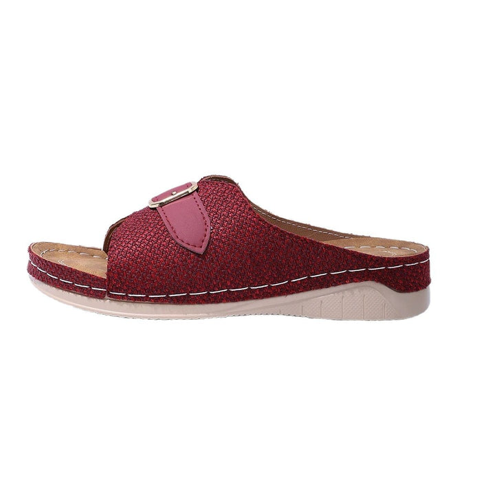 Women's Cushioned Flat Sandals 