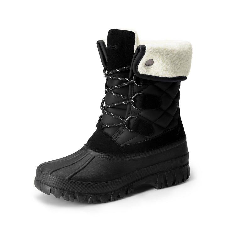 Winter Warm Insulated Waterproof Fur Duck Boots - Flossy Mom