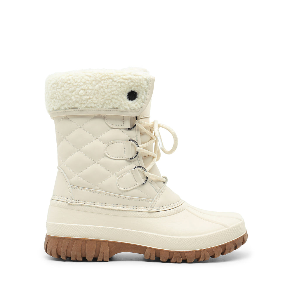 Winter Warm Insulated Waterproof Fur Duck Boots - Flossy Mom