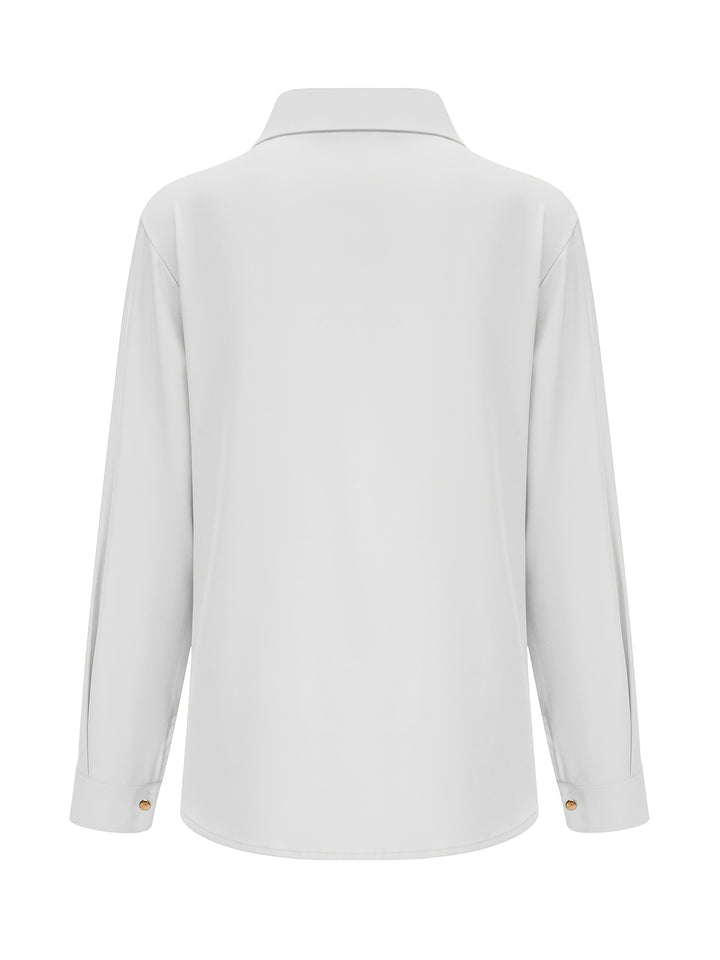 White shirt on a white background