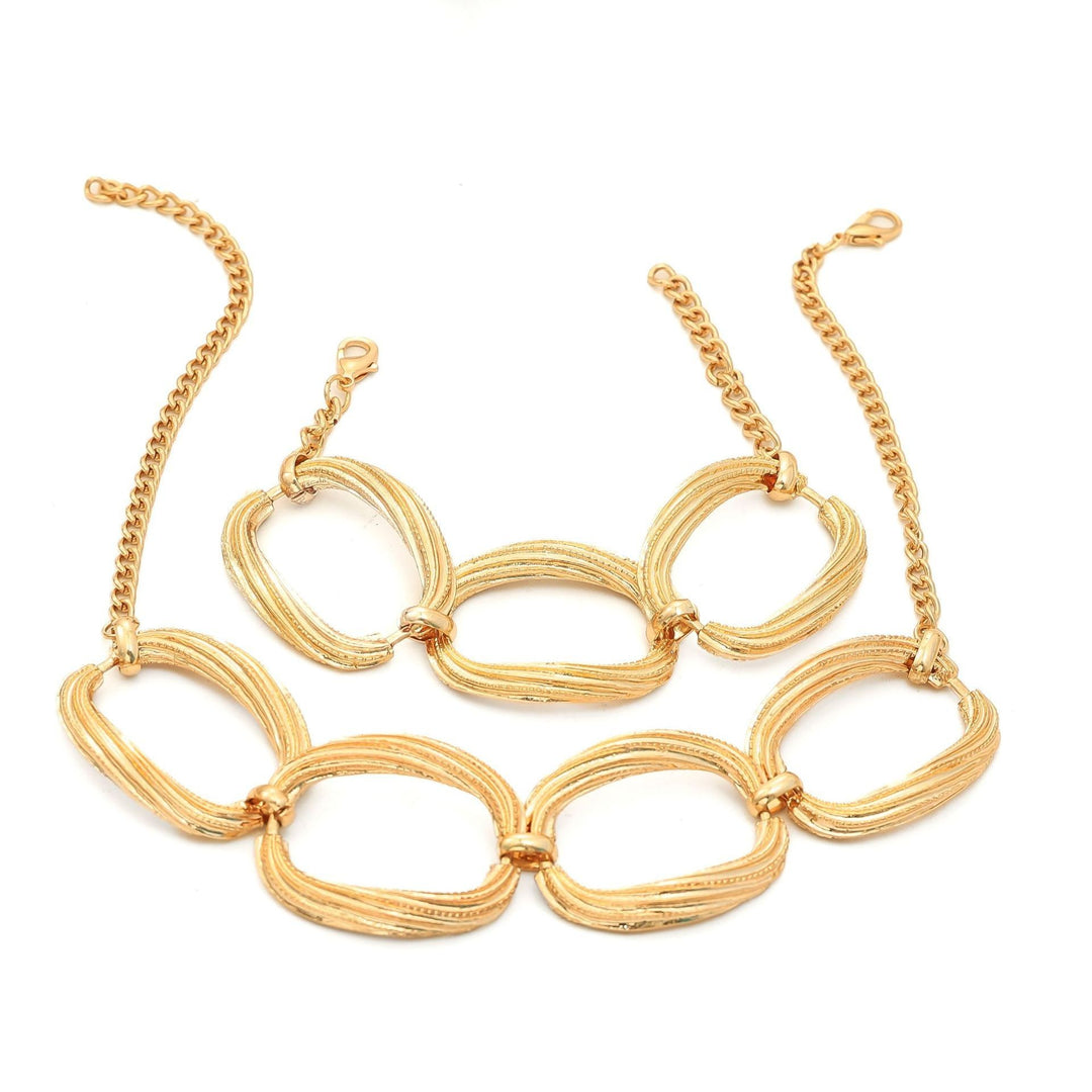 Creative Hollow Set - Creative Necklace & Bracelet - Flossy Mom