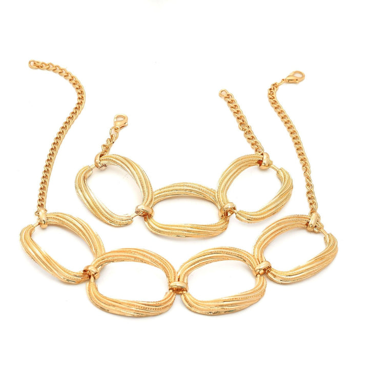 Creative Hollow Set - Creative Necklace & Bracelet - Flossy Mom