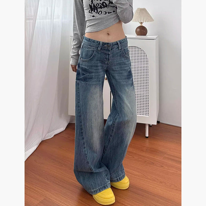 Women's Cloud-Soft Stretch Blue Denim Jeans