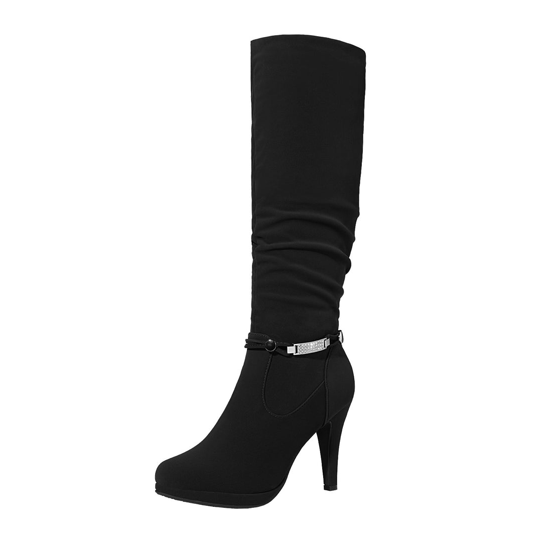 Sleek Bold Over-The-Knee High Heel Women's Riding Boots - Flossy Mom