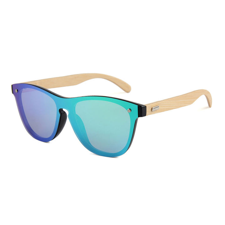 Vintage Wooden Sunglasses 🌿 Stylish Cat Eye Frame - Flossy Mom