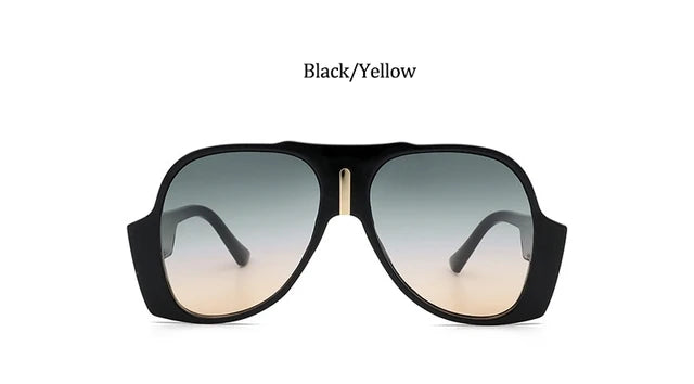 Timeless Oversized Pilot Gradient Luxury Sunglasses