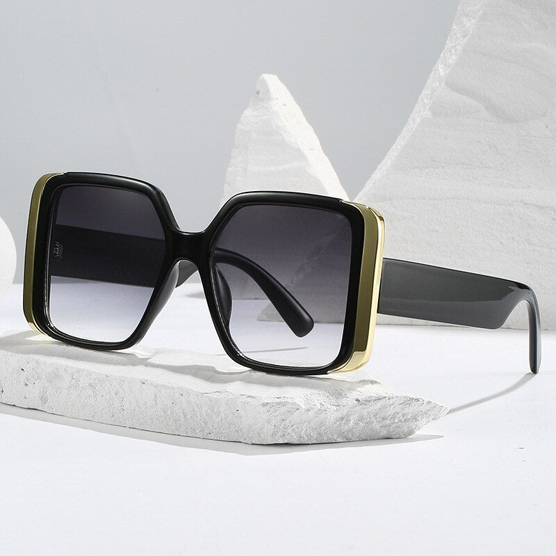 High Fashion Oversize Square UV400 Women’s Sunglasses