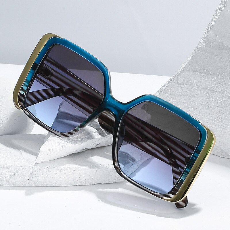 High Fashion Oversize Square UV400 Women’s Sunglasses