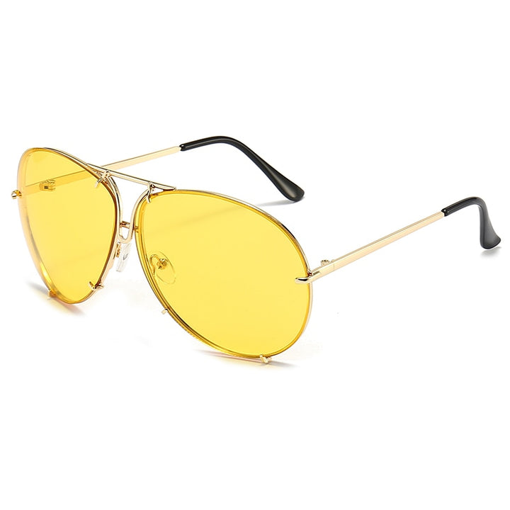 Designer Retro Women's Oversized Y2K Sunglasses