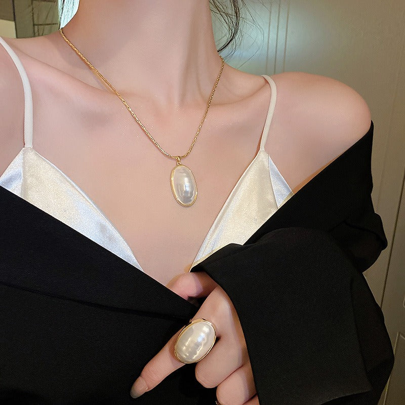 Women's Necklace Earrings And Ring Jewelry Set