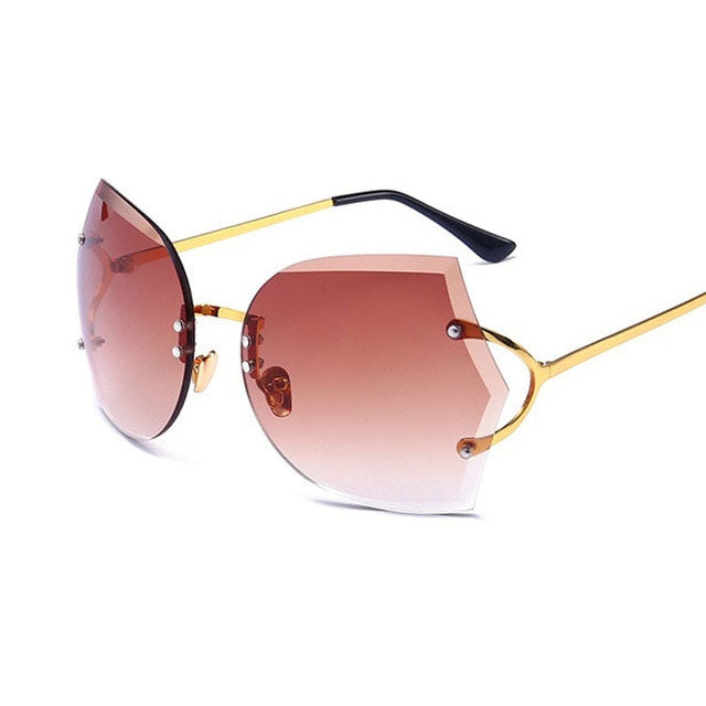 Women's Oversized Y2K Cat-Eye Sunglasses