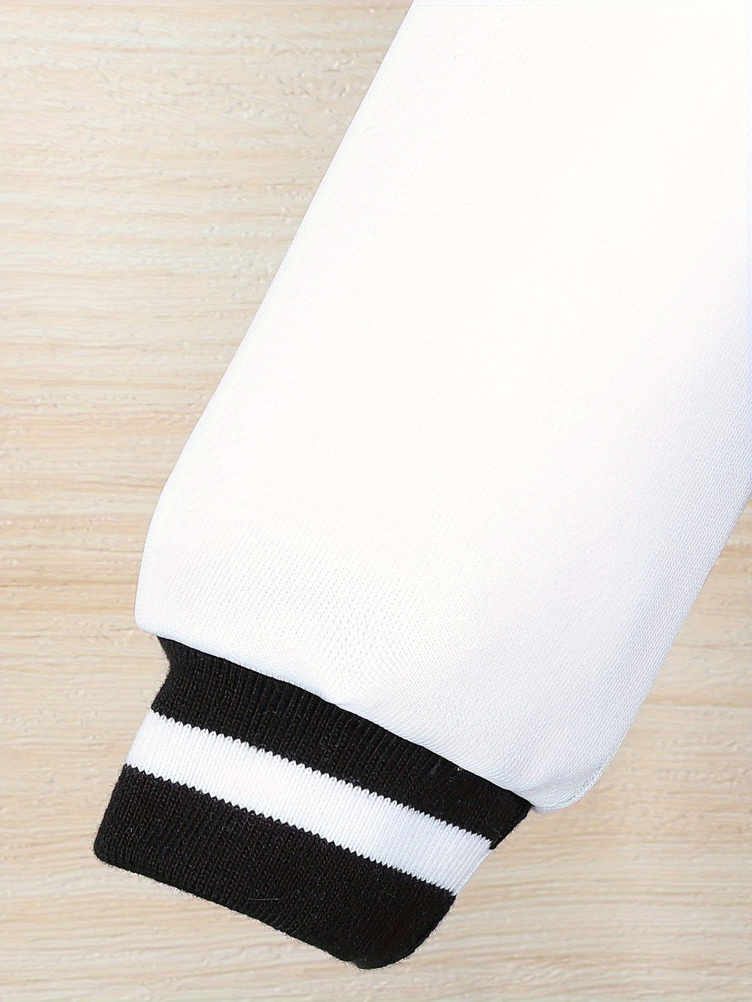 🐻 Cozy Peeking Bear Print Varsity Jacket + Pants - Flossy Mom