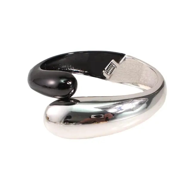 Alloy Cuff Opening Rough Women Bracelet