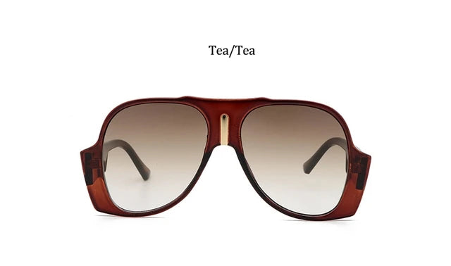 Timeless Oversized Pilot Gradient Luxury Sunglasses