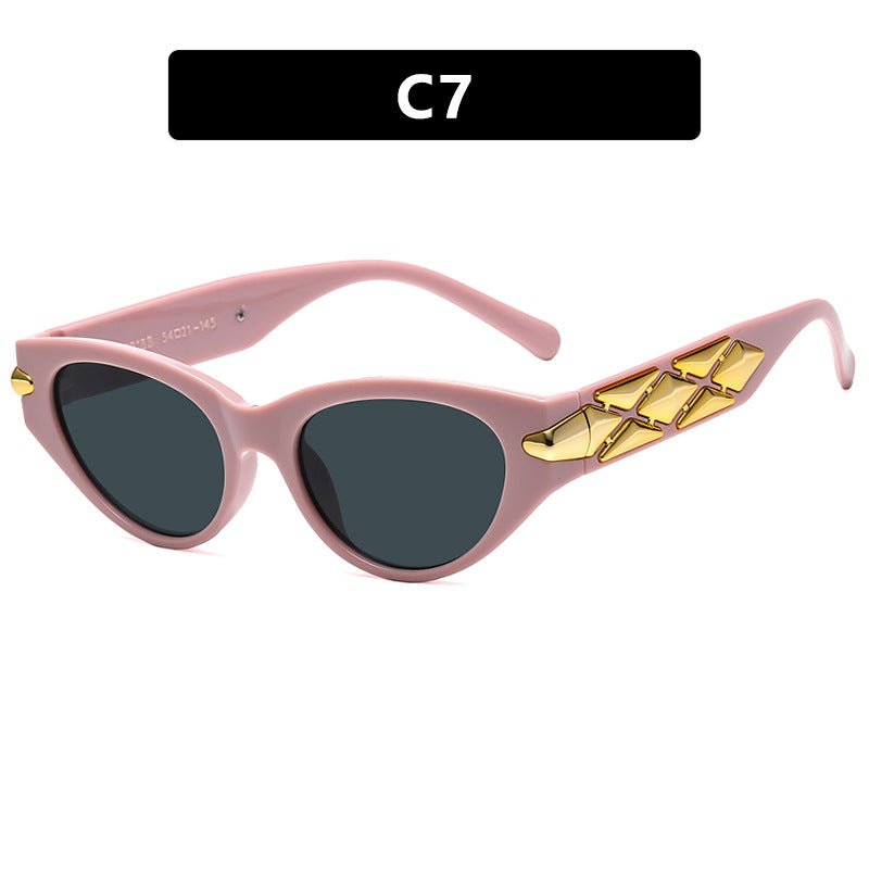 Chic & Bold Triangle Cat Eye Sunglasses - Flossy Mom